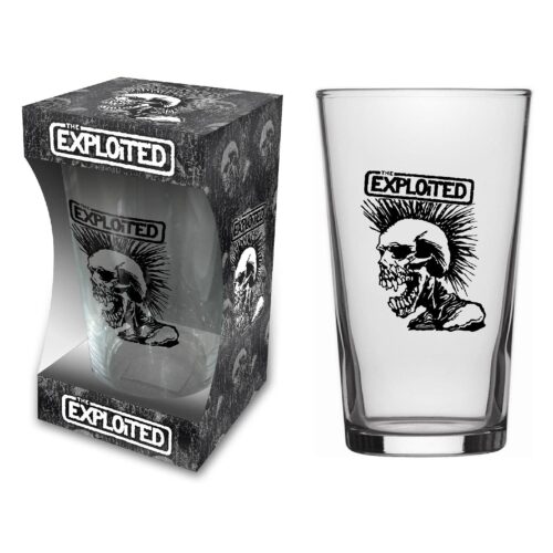 THE EXPLOITED - SKULL. Ölglas 1st