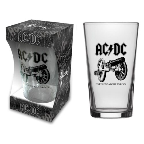 AC/DC - FOR THOSE ABOUT TO ROCK. Ölglas