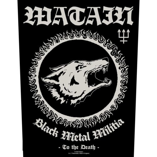 WATAIN - BLACK METAL MILITIA. Ryggmärke (*2-4v.)