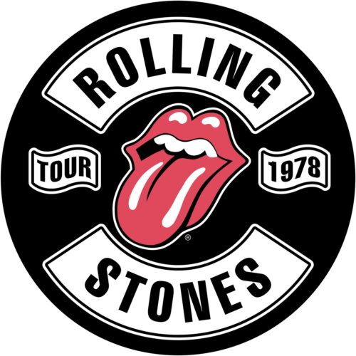 THE ROLLING STONES - TOUR 1978. Ryggmärke (*2-4v.)
