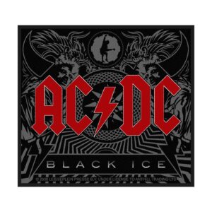 AC/DC - BLACK ICE. Tygmärke (*2-4v.)
