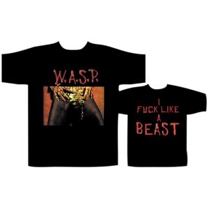 W.A.S.P. - I FUCK LIKE A BEAST.   XXL T-shirt Officiell (*2-4v.)