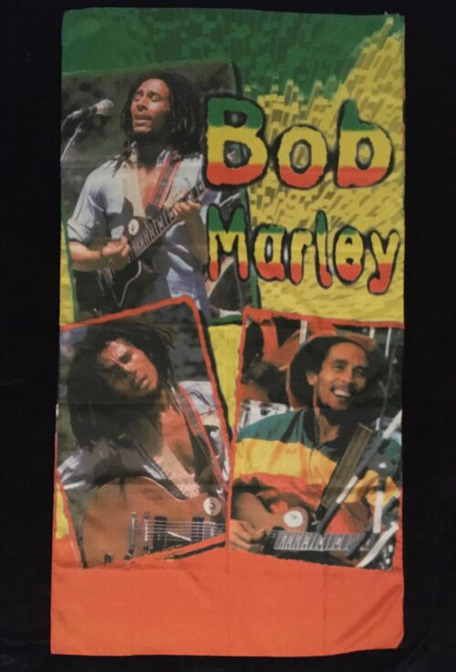 BOB MARLEY - WITH 3 ELECTRIC GUITARS flagga Big size 147X79cm Samlarobjekt - Bild 2
