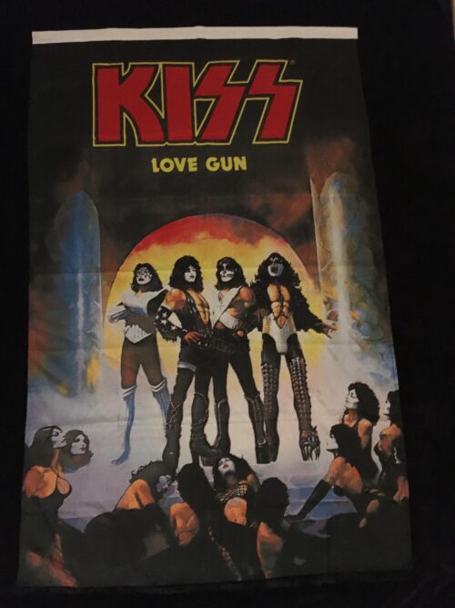 KISS - LOVE GUN Poster flagga Big size Samlarobjekt