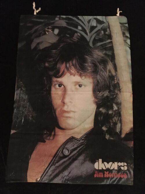 THE DOORS - JIM MORRISON FACE Poster flagga BIG SIZE  Samlarobjekt - Bild 2