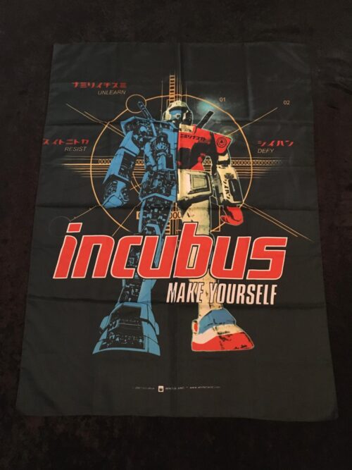 INCUBUS - MAKE YOURSELF Poster flagga Samlarobjekt från 2001 Nyskick ej använd - Bild 2