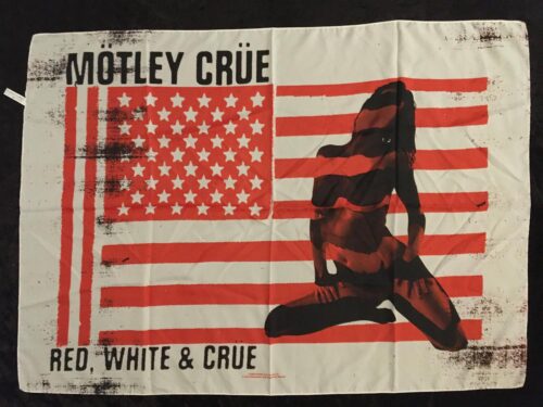 MÖTLEY CRÜE - RED, WHITE & CRUE. USA Poster flagga från 2005 - Bild 2
