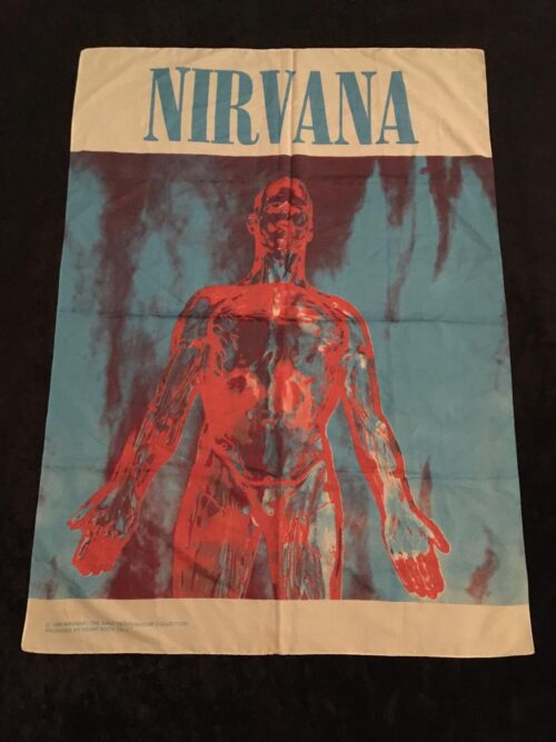 NIRVANA KURT COBAIN -  posterflagga FRÅN 1995