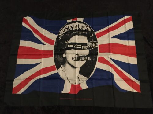 SEX PISTOLS  Poster flagga från 2006 Samlarobjekt nyskick ej använd - Bild 2