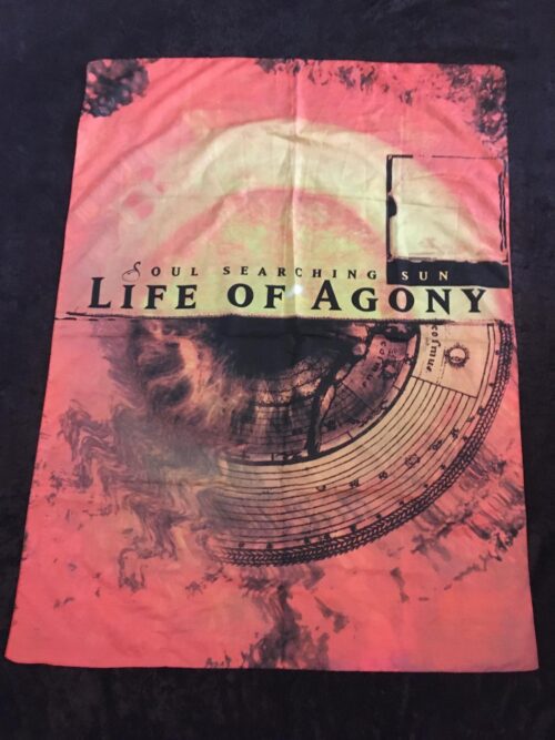 LIFE OF AGONY - Soul Searching Sun. Poster flagga Samlarobjekt från 1997