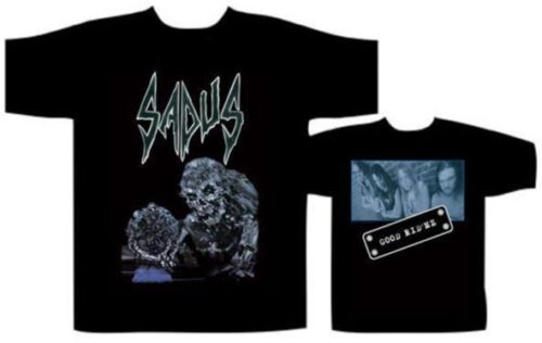 SADUS - SWALLOWED IN BLACK. M/L (XL 53cm) T-shirt Samlarobjekt från 2008 OLD TAG - Bild 2
