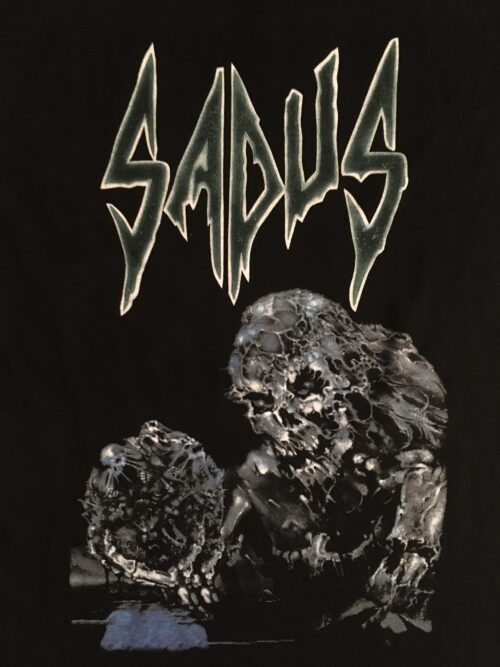 SADUS - SWALLOWED IN BLACK. M/L (XL 53cm) T-shirt Samlarobjekt från 2008 OLD TAG - Bild 3