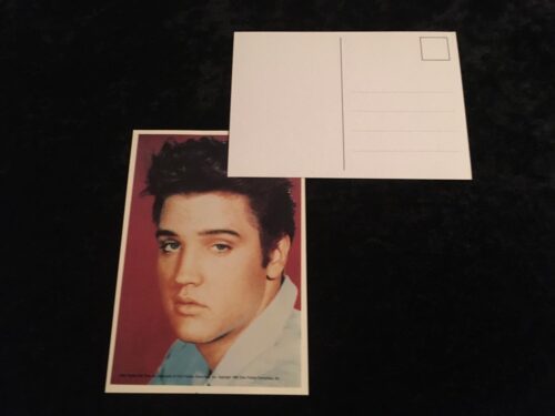 ELVIS PRESLEY - Vykort 1st Samlarobjekt från 1986 Begagnat