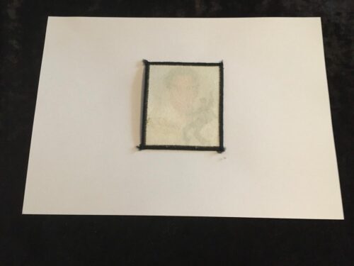 ELVIS PRESLEY - Tygmärke tryckt 8x9,5cm (Crown) Gammalt Samlarobjekt - Bild 2