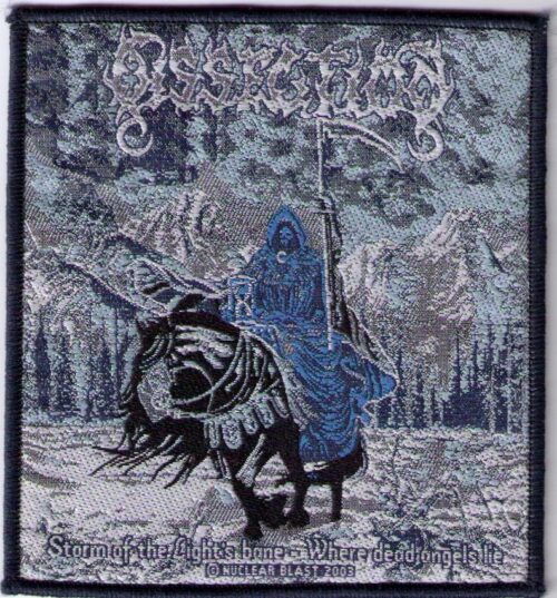 DISSECTION - STORM OF THE LIGHT´S BANE. Tygmärke Officiellt från 2003 Samlarobj.