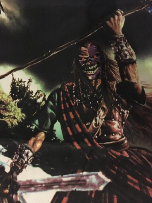 IRON MAIDEN - CLANS MAN posterflagga Big size 138x98cm Samlarobjekt 1998 - Bild 4