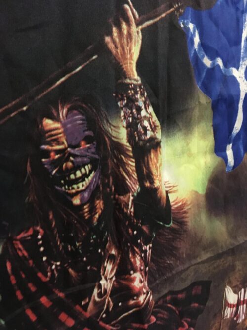 IRON MAIDEN - CLANS MAN posterflagga Big size 138x98cm Samlarobjekt 1998 - Bild 2