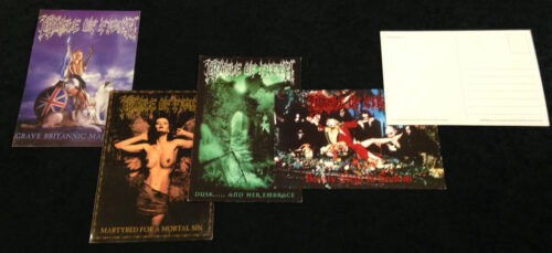 CRADLE OF FILTH - Vykort 4st Samlarobjekt