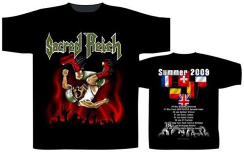 SACRED REICH - Tour 2009 STAGE DIVER. Medium Officiell  T-shirt Samlarobjekt
