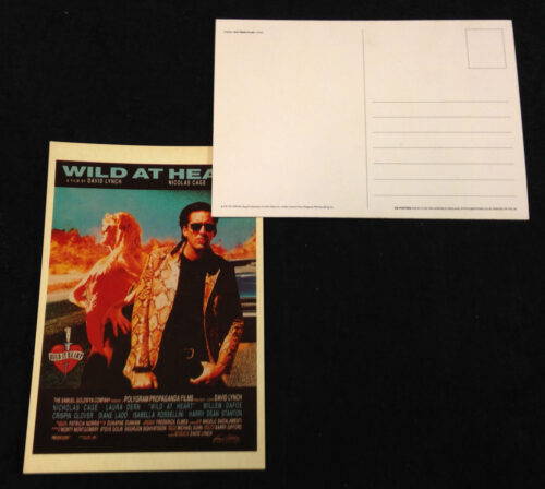 Film WILD AT HEART - Vykort 1st Samlarobjekt Nicolas Cage