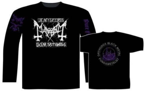 MAYHEM - ORTHODOX BLACK METAL. XL Långärmad Samlarobjekt från 2009 OLD TAG