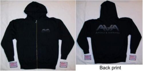ANGEL & AIRWAVES - .  XL Officiell Munkjacka Samlarobjekt (med dragkedja)