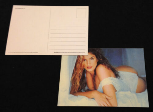 Fotomodell CINDY CRAWFORD (lingeri) - Vykort 1st Samlarobjekt
