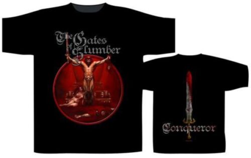 THE GATES OF SLUMBER - CONQUEROR. Large Officiell  T-shirt Samlarobjekt