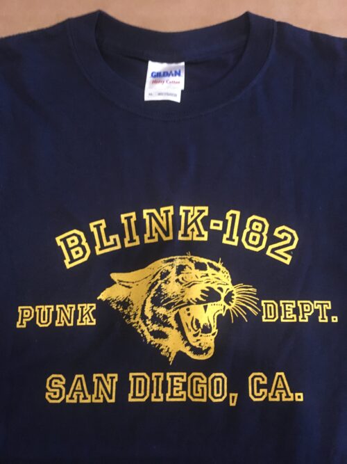 BLINK-182 - Punk Dept.  XL Officiell (mörkblå) T-shirt Samlarobjekt - Bild 2