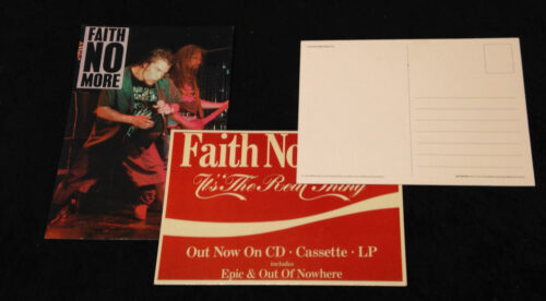 Faith No More - Vykort 2st Samlarobjekt