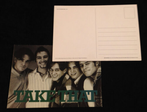 TAKE THAT (green-logo) - Vykort 1st Samlarobjekt