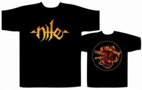 NILE - SACRIFICE UNTO SOBEK. T-shirt Medium Officiell Samlarobjekt från 2005