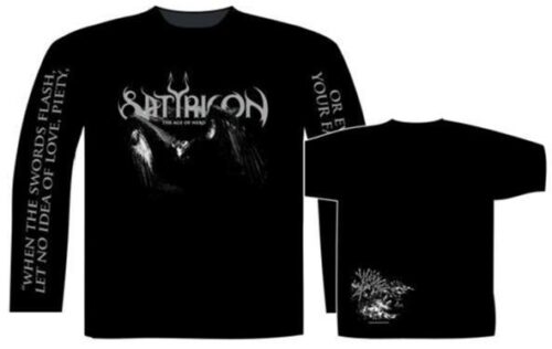 SATYRICON - AGE OF NERO.  XL Officiell  Långärmad Samlarobjekt OLD TAG