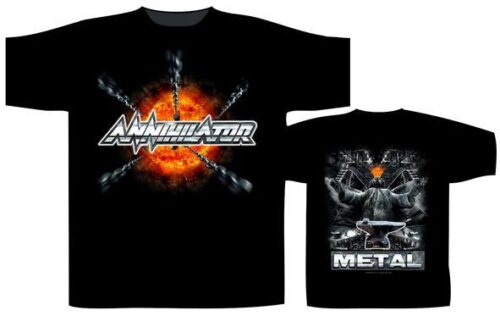 ANNIHILATOR - METAL.  XL Officiell  T-shirt Samlarobjekt