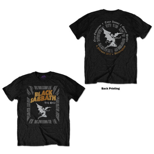 Black Sabbath - The End Demon (Back Print). Medium T-shirt Officiell (*2-4v.)