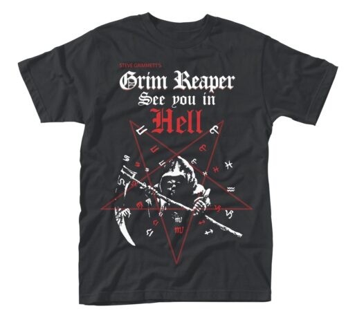 GRIM REAPER - SEE YOU IN HELL. Large T-shirt (*2-4v.)