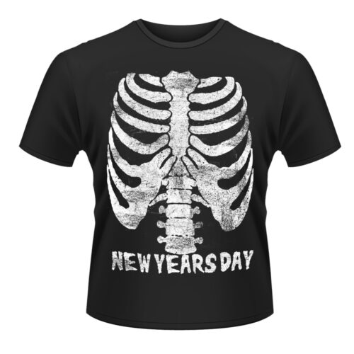 NEW YEARS DAY - RIBCAGE. Large T-shirt (*2-4v.)