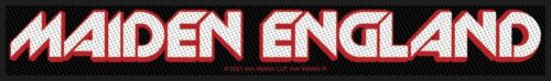 IRON MAIDEN - MAIDEN ENGLAND. Tygmärke Avlång 20x5cm