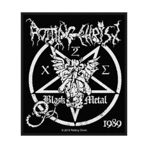 ROTTING CHRIST - BLACK METAL. Tygmärke