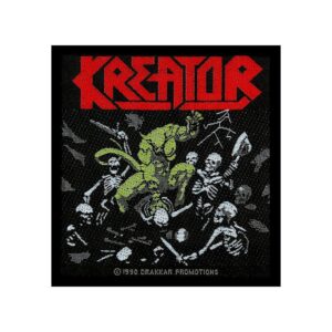 KREATOR - PLEASURE TO KILL. Tygmärke