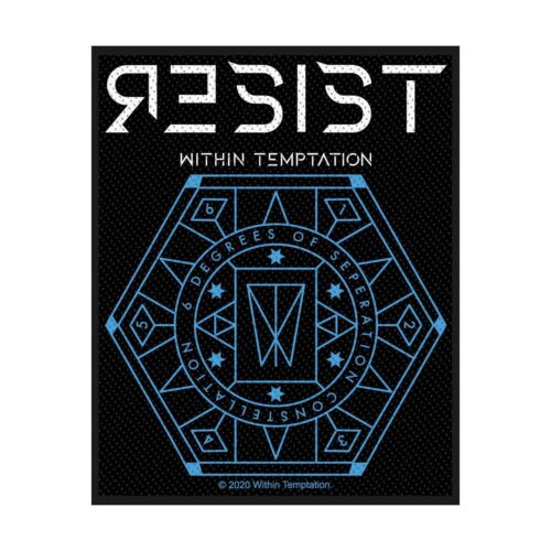 WITHIN TEMPTATION - RESIST HEXAGON. Tygmärke