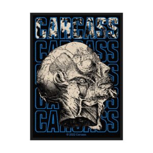 CARCASS - NECRO HEAD. Tygmärke