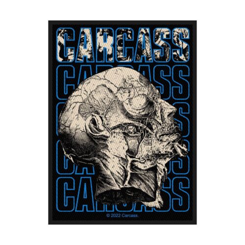 CARCASS - NECRO HEAD. Tygmärke