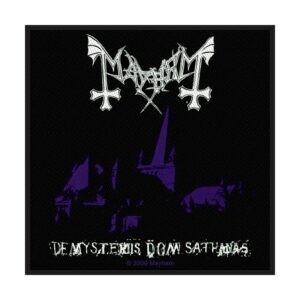 MAYHEM - DE MYSTERIIS DOM SATHANAS. Tygmärke