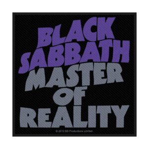 BLACK SABBATH - MASTER OF REALITY. Tygmärke
