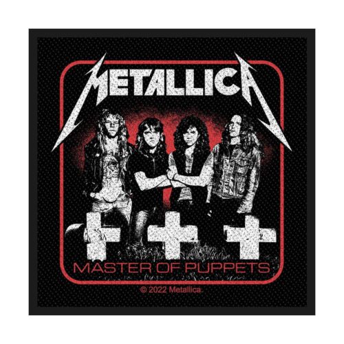 METALLICA - MASTER OF PUPPETS BAND. Tygmärke