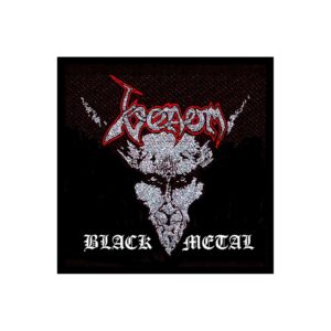 VENOM - BLACK METAL. Tygmärke