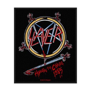 SLAYER - HAUNTING THE CHAPEL. Tygmärke