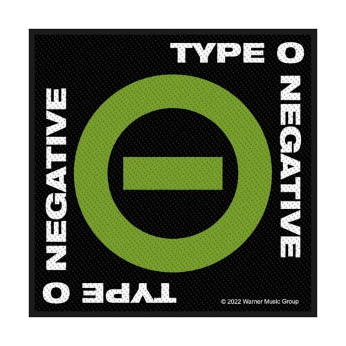 TYPE O NEGATIVE - NEGATIVE SYMBOL. Tygmärke