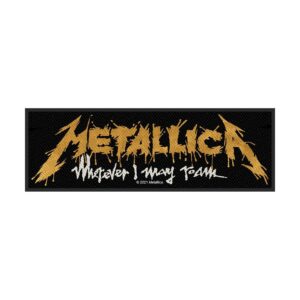 METALLICA - WHEREVER I MAY ROAM LOGO. Tygmärke